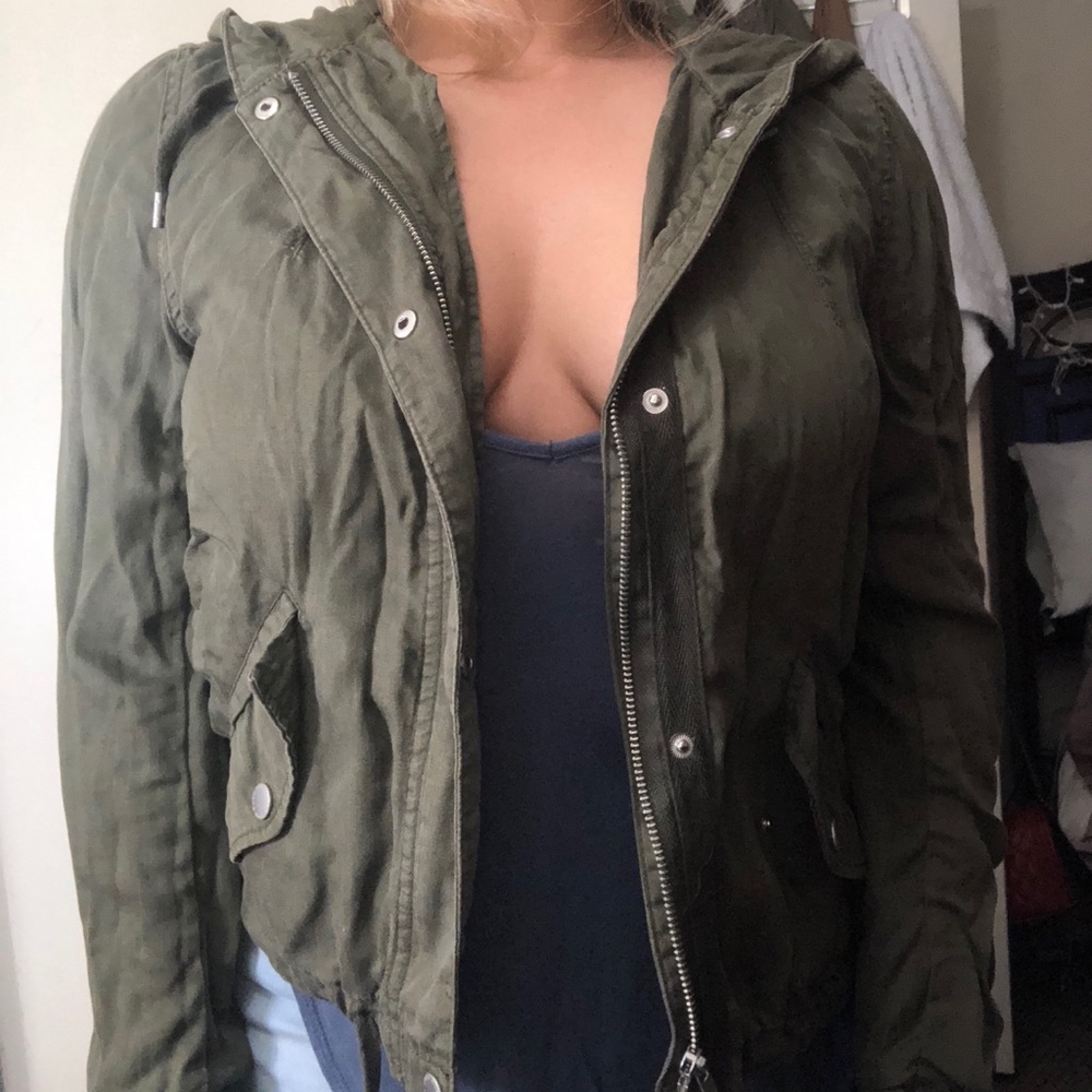 Army green jacket